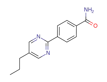 5-propyl-2-(p-carbamoylphenyl)pyrimidine