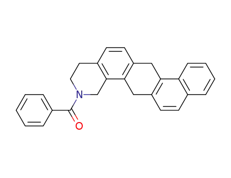 N-benzoyl-1,2,3,4,7,14-hexahydrophenanthro<3.2-h>isoquinoline