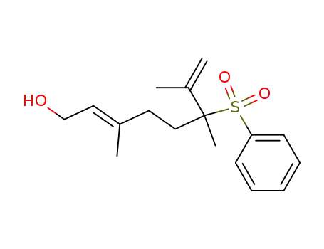 6-phenylsulfonyl-3,6,7-trimethylocta-2E,7-dien-1-ol