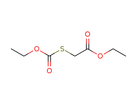 Molecular Structure of 52790-15-5 (ETHYL 2-[(ETHOXYCARBONYL)THIO]ACETATE)