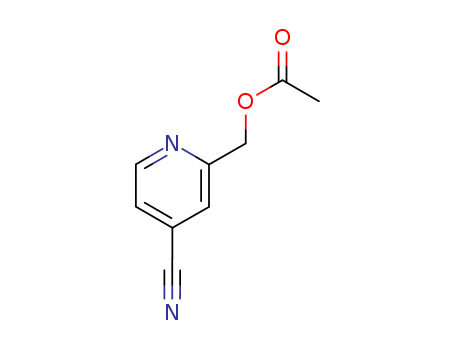 4-Pyridinecarbonitrile, 2-[(acetyloxy)methyl]-