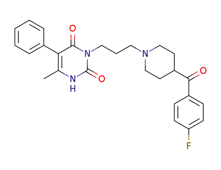 3-{3-[4-(4-Fluoro-benzoyl)-piperidin-1-yl]-propyl}-6-methyl-5-phenyl-1H-pyrimidine-2,4-dione