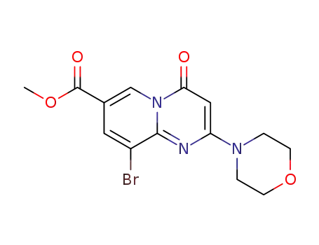 Molecular Structure of 1622880-49-2 (C<sub>14</sub>H<sub>14</sub>BrN<sub>3</sub>O<sub>4</sub>)