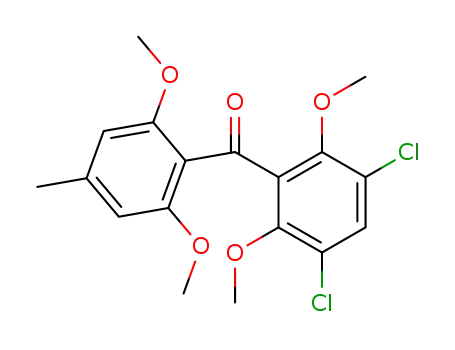 3,5-dichloro-2,2',6,6'-tetramethoxy-4'-methylbenzophenone