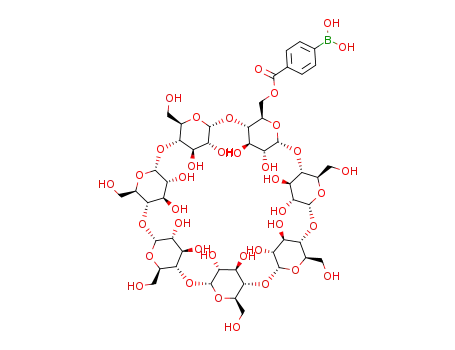 Molecular Structure of 1550000-26-4 (C<sub>49</sub>H<sub>75</sub>BO<sub>38</sub>)