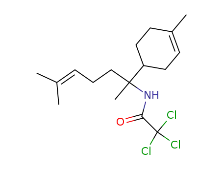 2,2,2-Trichloro-N-[1,5-dimethyl-1-(4-methyl-cyclohex-3-enyl)-hex-4-enyl]-acetamide