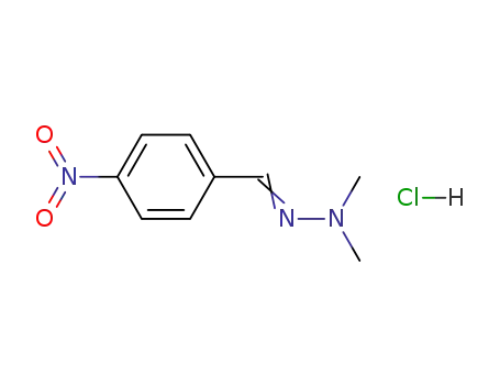 N,N-Dimethyl-N'-[1-(4-nitro-phenyl)-meth-(E)-ylidene]-hydrazine; hydrochloride