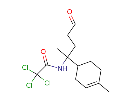 2,2,2-Trichloro-N-[1-methyl-1-(4-methyl-cyclohex-3-enyl)-4-oxo-butyl]-acetamide