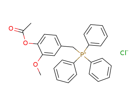 Phosphonium, [[4-(acetyloxy)-3-methoxyphenyl]methyl]triphenyl-,
chloride