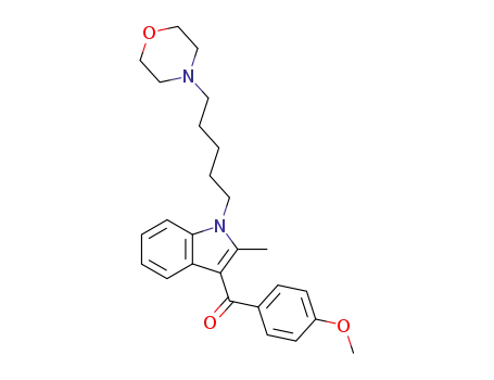 (4-methoxyphenyl)<2-methyl-1-<5-(4-morpholinyl)pentyl>-1H-indol-3-yl>methanone