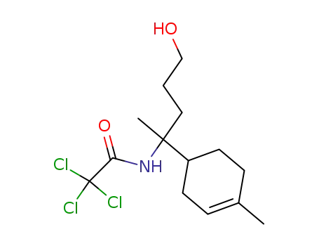 2,2,2-Trichloro-N-[4-hydroxy-1-methyl-1-(4-methyl-cyclohex-3-enyl)-butyl]-acetamide