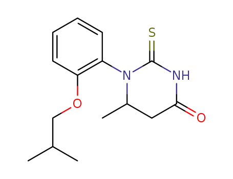 Molecular Structure of 131981-05-0 (6-Methyl-1-(2-isobutoxyphenyl)dihydropyrimidine-2,4-dione)
