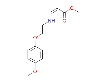 (Z)-methyl 3-[2-(4-methoxyphenoxy)ethylamino]acrylate