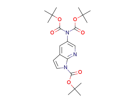 tert-butyl 5-[bis(tert-butoxycarbonyl)amino]pyrrolo[2,3-b]pyridine-1-carboxylate