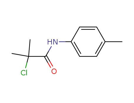 Molecular Structure of 1970-46-3 (2-chloro-2-methyl-N-(4-methylphenyl)propanamide)