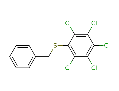 1-(Benzylsulfanyl)-2,3,4,5,6-pentachlorobenzene