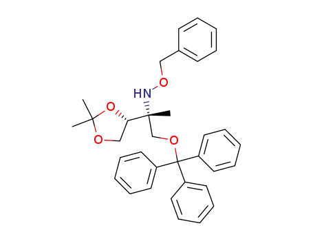 (2R,3R)-1-O-trityl-3,4-O-isopropylidene-2-(N-benzyloxyamino)-2-methylbutane-1,3,4-triol