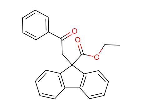 9H-Fluorene-9-carboxylic acid, 9-(2-oxo-2-phenylethyl)-, ethyl ester
