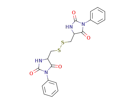 Hydantoin, 5,5'-(dithiodimethylene)bis(3-phenyl-