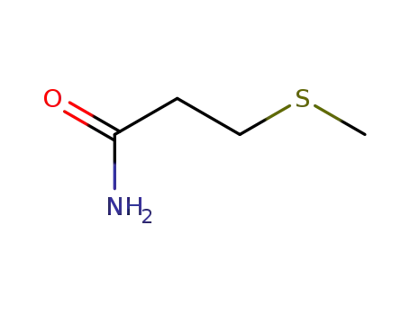 Molecular Structure of 22551-25-3 (3-(methylsulfanyl)propanamide)