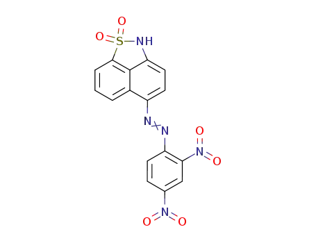 5-(2,4-dinitro-phenylazo)-2<i>H</i>-naphth[1,8-<i>cd</i>]isothiazole-1,1-dioxide
