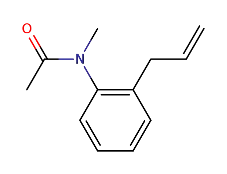 Molecular Structure of 215187-26-1 (Acetamide,  N-methyl-N-[2-(2-propenyl)phenyl]-  (9CI))
