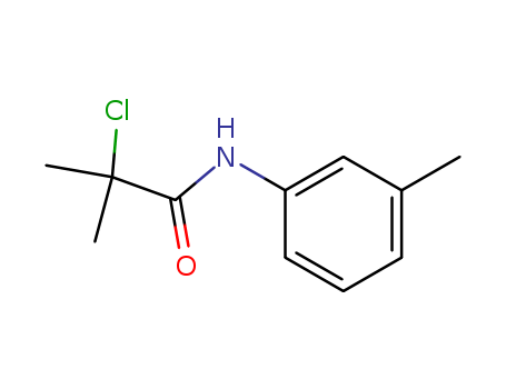 Molecular Structure of 1970-45-2 (Propanamide, 2-chloro-2-methyl-N-(3-methylphenyl)-)
