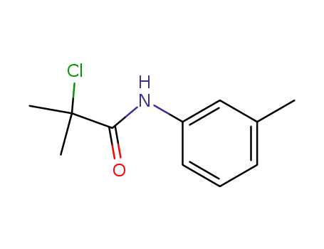 Molecular Structure of 1970-45-2 (Propanamide, 2-chloro-2-methyl-N-(3-methylphenyl)-)