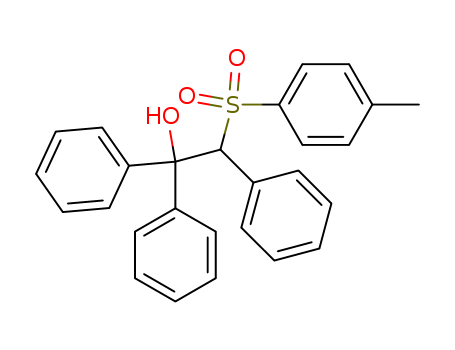 2-(4-methylphenyl)sulfonyl-1,1,2-triphenyl-ethanol cas  51384-41-9