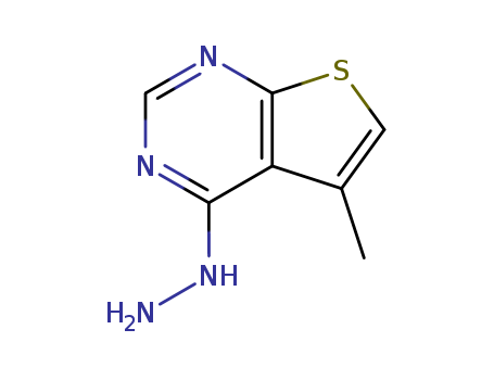 4-HYDRAZINO-5-METHYLTHIENO[2,3-D]PYRIMIDINE