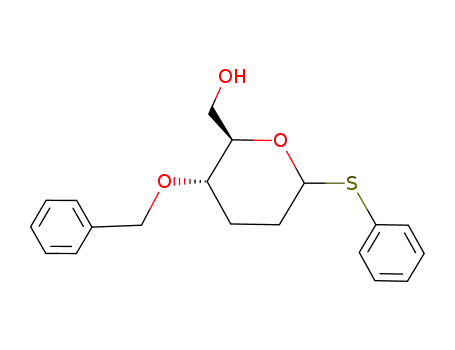 ((2R,3S)-3-Benzyloxy-6-phenylsulfanyl-tetrahydro-pyran-2-yl)-methanol