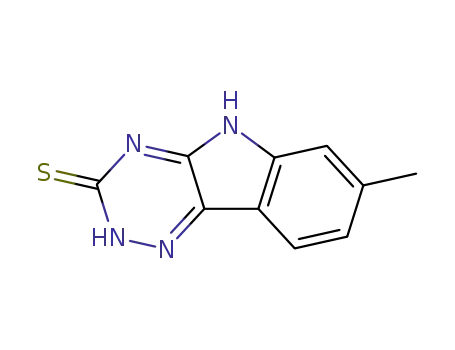 2,3-dihydro-7-methyl-5H-as-triazino[5,6-b]indole-3-thione