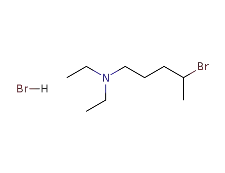Molecular Structure of 5332-84-3 (4-bromo-N,N-diethylpentan-1-amine)