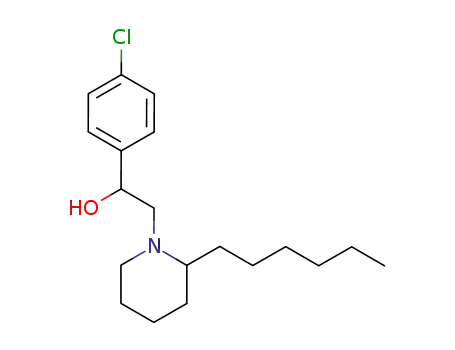 1-(4-chlorophenyl)-2-(2-hexylpiperidin-1-yl)ethanol