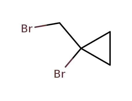 Molecular Structure of 33742-80-2 (1-bromo-1-(bromomethyl)cyclopropane)