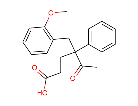 4-(2-methoxy-benzyl)-5-oxo-4-phenyl-hexanoic acid