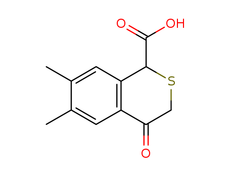 6,7-DIMETHYL-3,4-DIHYDRO-1H-2-BENZOTHIOPYRAN-4-ON-1-CARBOXYLIC ACID