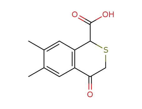 1H-2-Benzothiopyran-1-carboxylicacid, 3,4-dihydro-6,7-dimethyl-4-oxo-