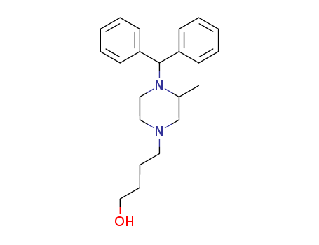4-(4-benzhydryl-3-methyl-piperazin-1-yl)butan-1-ol cas  6320-25-8