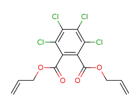 Molecular Structure of 3488-10-6 (1,2-Benzenedicarboxylic acid, 3,4,5,6-tetrachloro-, di-2-propenyl ester)