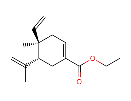 (4R,5R)-5-Isopropenyl-4-methyl-4-vinyl-cyclohex-1-enecarboxylic acid ethyl ester