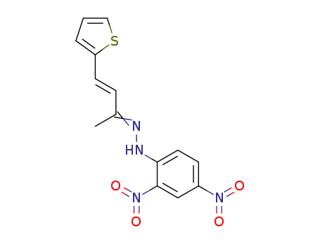 4<i>t</i>-[2]thienyl-but-3-en-2-one-(2,4-dinitro-phenylhydrazone)