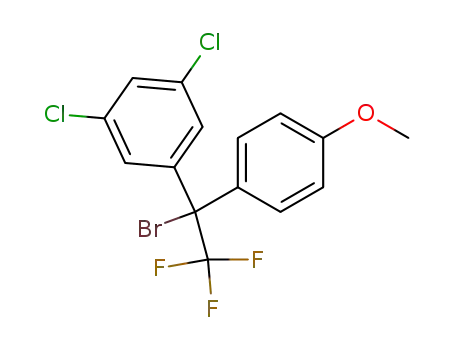1-[1-Bromo-2,2,2-trifluoro-1-(4-methoxy-phenyl)-ethyl]-3,5-dichloro-benzene