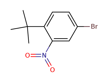 4-bromo-1-<i>tert</i>-butyl-2-nitro-benzene