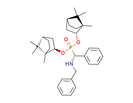 di[(1S)-endo]bornyl [(-)-(R)-α-(benzylamino)benzyl]phosphonate
