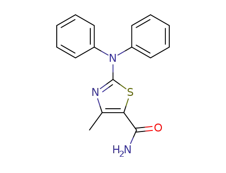 2-diphenylamino-4-methyl-thiazole-5-carboxylic acid amide