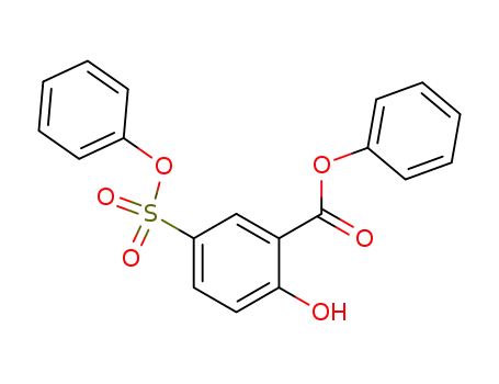 Benzoic acid, 2-hydroxy-5-(phenoxysulfonyl)-, phenyl ester