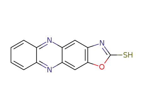 Molecular Structure of 92978-52-4 (2-mercapto-oxazole[4,5-b]phenazine)