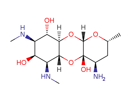 Molecular Structure of 72748-69-7 (4-amino-4-dihydrospectinomycin)