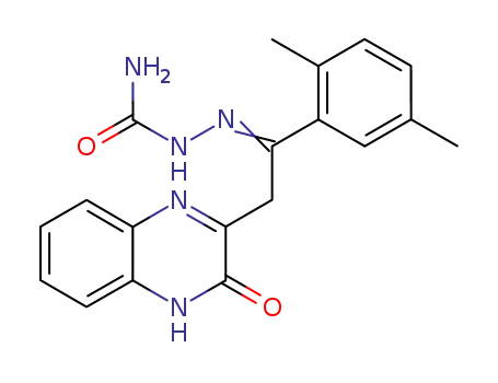 Hydrazinecarboxamide,
2-[2-(3,4-dihydro-3-oxo-2-quinoxalinyl)-1-(2,5-dimethylphenyl)ethylidene
]-